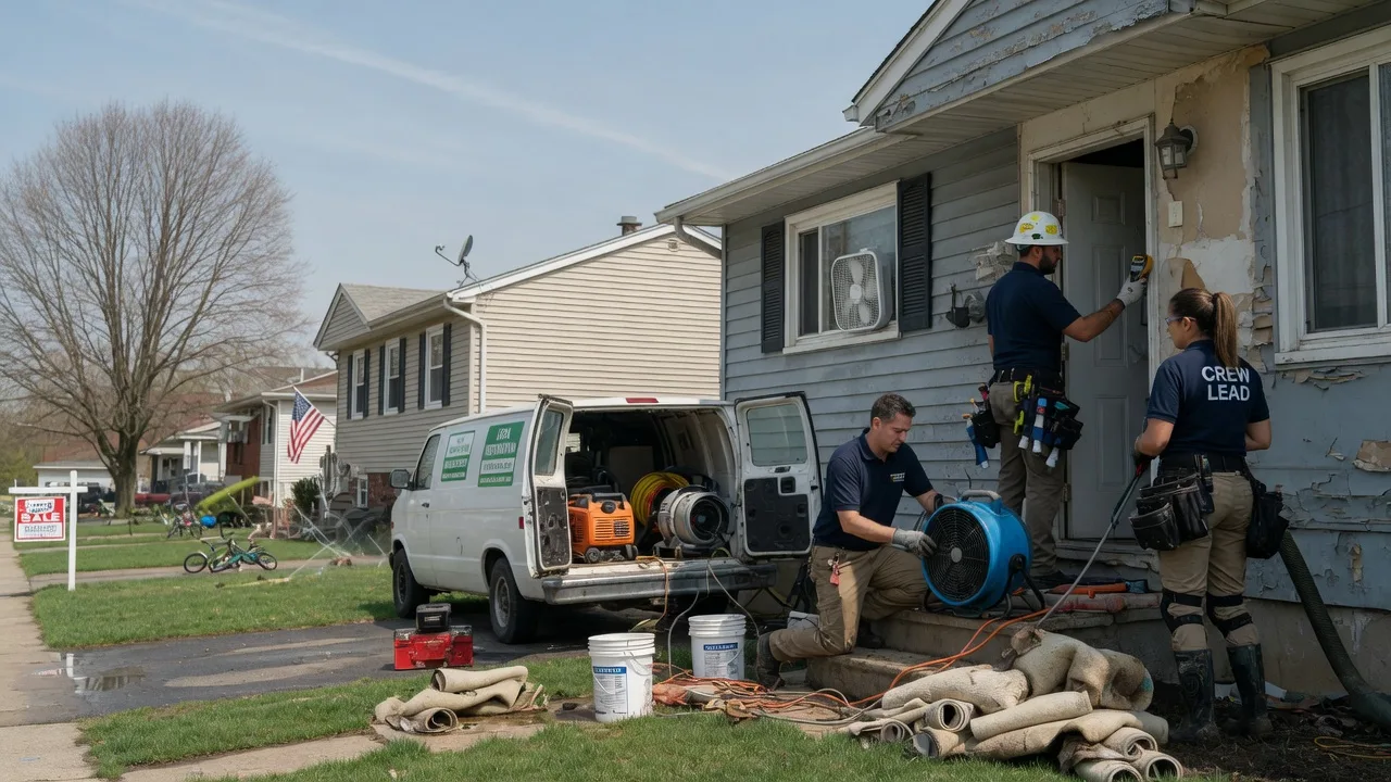Flood Cleanup in Cross Plains, WI near me